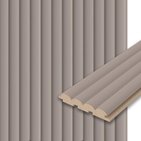 Панель стеновая реечная МДФ Sandgrau wave, 2700×119×16 мм, цвет кориччневый  (артикул 10340761)  большой выбор товаров оптом и в розницу по низким ценам с доставкой