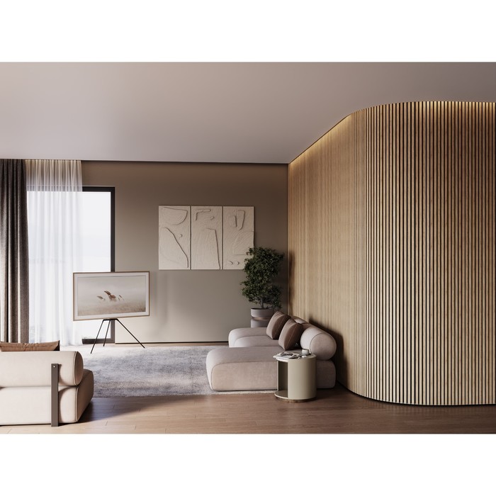 Панель стеновая акустическая, 2780×600×9 мм, цвет дуб сонома - Фото 1