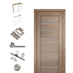 Комплект двери для санузла 3D U1 Бруно, мателюкс  600х2000