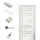 Комплект двери ЭКОШПОН 282 Ель альпийская, мателюкс + комплект фурнитуры 700х2000х36 - фото 301361952