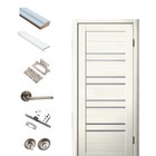 Комплект двери для санузла ЭКОШПОН 282 Ясень снежный, мателюкс  600х2000х36 - фото 301361955