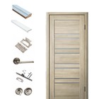 Комплект двери для санузла ЭКОШПОН 282 Ясень латтэ, мателюкс  600х2000х36 - фото 301361959
