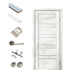 Комплект двери для санузла ЭКОШПОН 282 Ель альпийская, мателюкс  800х2000х36 - фото 301361973
