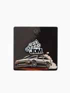 Значок «Япония» JDM, цвет чёрно-белый в чёрном металле - Фото 2