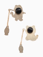 Набор значков (2 шт.) «Япония» котики, цветной в золоте - Фото 2