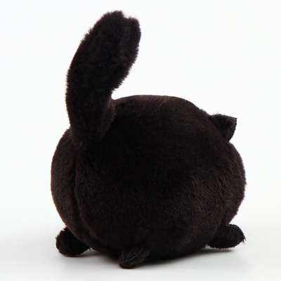 Мягкая игрушка «Кот», 8 см, чёрная