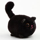 Мягкая игрушка «Кот», 8 см, чёрная - Фото 4
