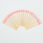 Шпажки для канапе «Жемчужина» набор 24 шт., цвет розовый - Фото 3