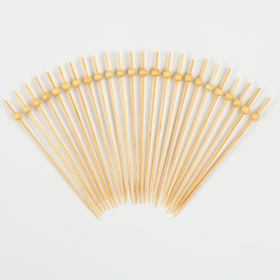 Шпажки деревянные «Шарики» набор 24 шт.