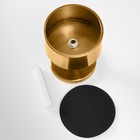 Подсвечник металл на 1 свечу d=7.5 см "Алессио" золото 9,5х9,5х17 см - Фото 3