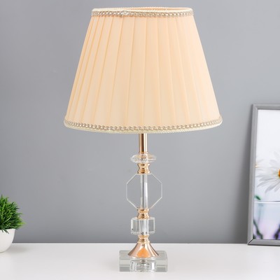 Настольная лампа «Жаклин» Е27 40 Вт золото 30×30×49 см RISALUX