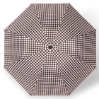 Зонт механический «Мелкая клетка», эпонж, 4 сложения, 8 спиц, R = 47 см, цвет МИКС - фото 9158708