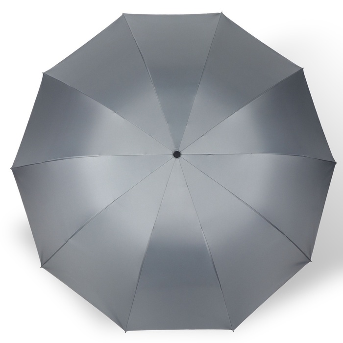 Зонт механический «Однотон», сатин, 4 сложения, 10 спиц, R = 62 см, цвет МИКС - фото 1883052764