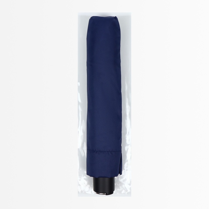 Зонт механический «Однотон», сатин, 4 сложения, 10 спиц, R = 62 см, ручка с кольцом, цвет МИКС