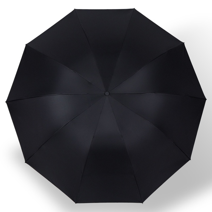Зонт механический «Однотон», сатин, 4 сложения, 10 спиц, R = 62 см, цвет МИКС - фото 1883052762