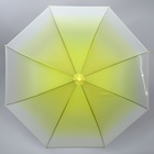 Зонт - трость полуавтоматический «Градиент», 8 спиц, R = 46 см, цвет МИКС - Фото 7