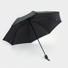 Зонт механический «Классика», эпонж, 4 сложения, 8 спиц, R = 48 см, цвет МИКС - фото 9533607