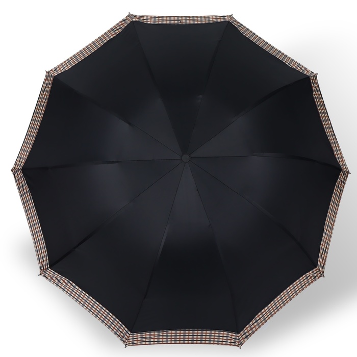 Зонт механический «Однотон», эпонж, 4 сложения, 10 спиц, R = 56 см, цвет МИКС - фото 1883052818