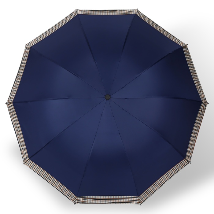 Зонт механический «Однотон», эпонж, 4 сложения, 10 спиц, R = 56 см, цвет МИКС - фото 1883052823