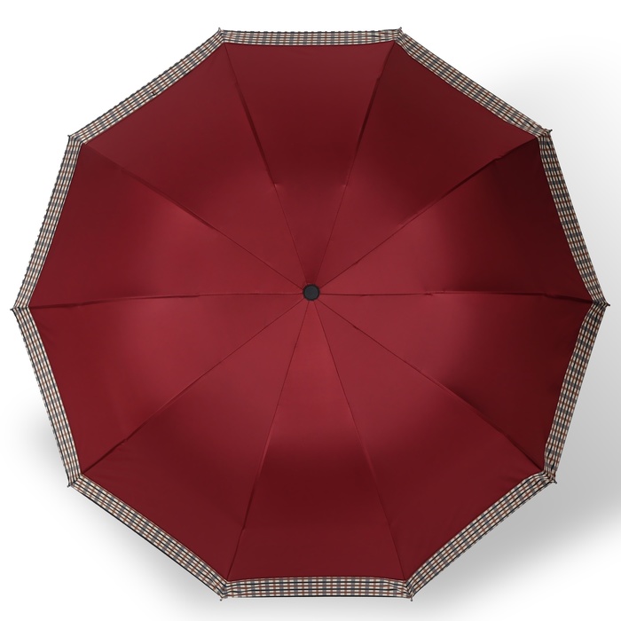 Зонт механический «Однотон», эпонж, 4 сложения, 10 спиц, R = 56 см, цвет МИКС - фото 1883052824