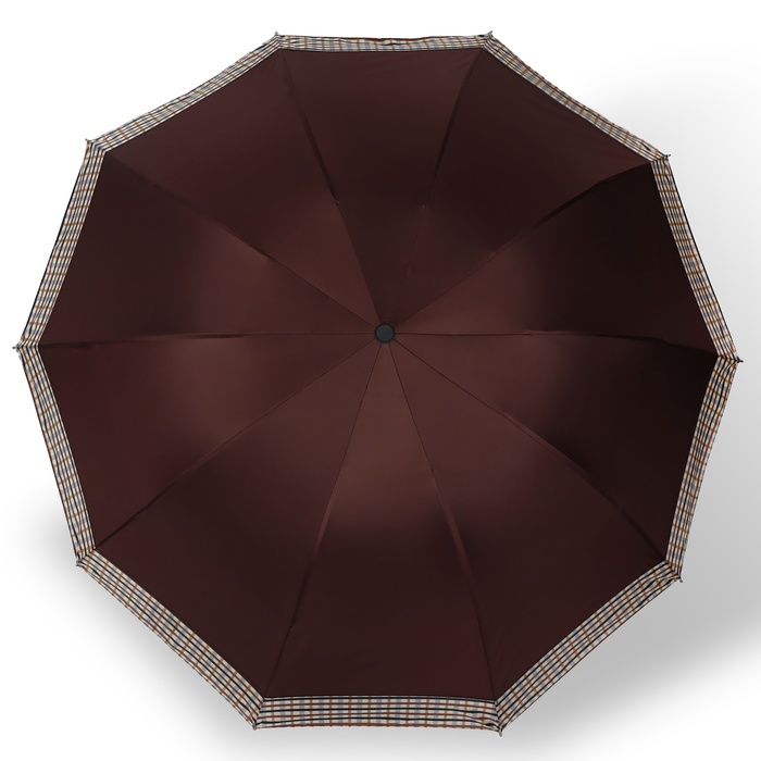 Зонт механический «Однотон», эпонж, 4 сложения, 10 спиц, R = 56 см, цвет МИКС - фото 1883052825