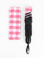 Зонт механический «Клетка», эпонж, 4 сложения, 8 спиц, R=48/55 см, d=96 см, МИКС - Фото 5