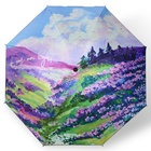 Зонт механический «Природа», эпонж, 4 сложения, 8 спиц, R = 47 см, цвет МИКС - Фото 7