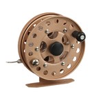 Катушка инерционная, металл, диаметр 7.5 см, цвет светло коричневый, HF75 - Фото 6