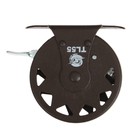 Катушка инерционная, металл, диаметр 5.5 см, цвет темно-коричневый, TL55 - Фото 4