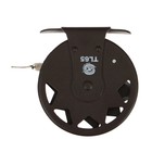 Катушка инерционная, металл, диаметр 6.5 см, цвет темно-коричневый,TL65 - Фото 5