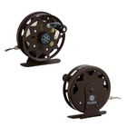 Катушка инерционная, металл, 2 подшипника, диаметр 6.5 см, цвет темно-коричневый, TL65A - фото 9089815