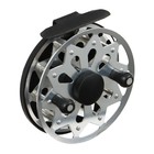 Катушка инерционная, металл, диаметр 9 см, цвет серебристый, TL90 - Фото 3