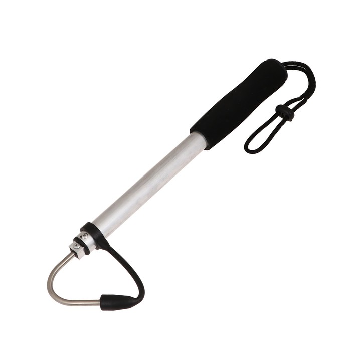 Багорик телескопический 29-65 см, алюминиевый, защита жала силикон, ручка неопрен - Фото 1