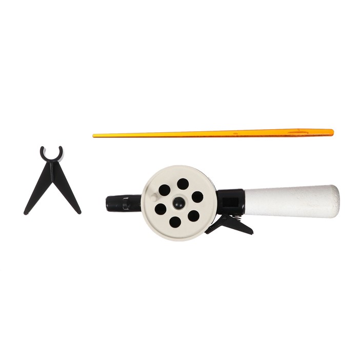 Удочка зимняя, ручка пенопласт длиной 70 мм, диаметр катушки 5.5 см, HFB-8B