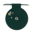 Катушка инерционная, металл пластик, диаметр 5 см, цвет белый-зелёный, 601 - фото 9089895