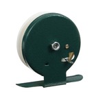 Катушка инерционная, металл пластик, диаметр 5 см, цвет белый-зелёный, 601 - Фото 7