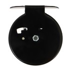 Катушка инерционная, металл пластик, диаметр 6.5 см, цвет черный-прозрачный, 701 - фото 9089901