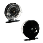 Катушка инерционная, металл пластик, диаметр 6.5 см, цвет черный-прозрачный, 701 - Фото 2