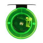 Катушка инерционная, металл пластик, диаметр 6.5 см, цвет черный-зеленый, 701 - фото 9089914