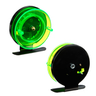 Катушка инерционная, металл пластик, диаметр 6.5 см, цвет черный-зеленый, 701 - Фото 2