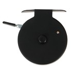 Катушка инерционная, металл пластик, диаметр 6.3 см, цвет черный белый, 701A - Фото 5