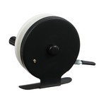 Катушка инерционная, металл пластик, диаметр 6.3 см, цвет черный белый, 701A - Фото 7
