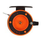 Катушка инерционная, металл пластик, диаметр 6.5 см направляющая лески, черно-красный, 801D - Фото 4