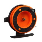 Катушка инерционная, металл пластик, диаметр 6.5 см направляющая лески, черно-красный, 801D - Фото 5