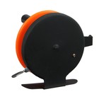 Катушка инерционная, металл пластик, диаметр 6.5 см направляющая лески, черно-красный, 801D - Фото 6