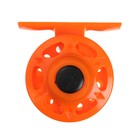 Катушка инерционная, пластик, диаметр 5 см, цвет оранжевый, 108 - Фото 4