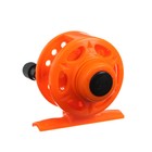 Катушка инерционная, пластик, диаметр 5 см, цвет оранжевый, 108 - Фото 6