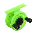 Катушка инерционная, пластик, диаметр 5 см, цвет салатовый, 108 - Фото 3