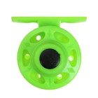 Катушка инерционная, пластик, диаметр 5 см, цвет салатовый, 108 - Фото 5