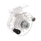 Катушка инерционная, пластик, диаметр 6 см, направляющая лески, цвет прозрачный, 109 - Фото 3